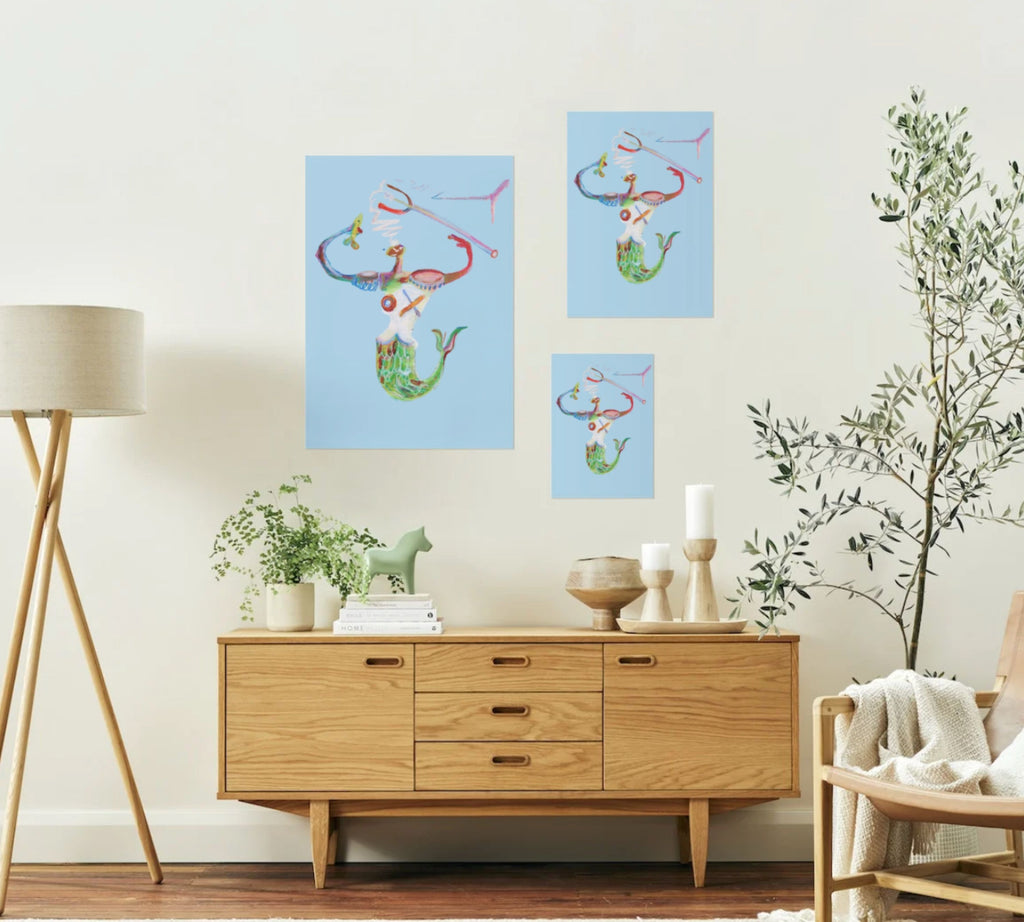 Neptuno Neptuneando Print