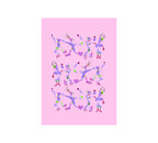 Multitude rosa con morado